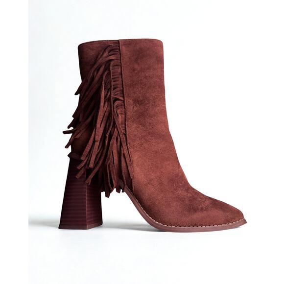 Women’s Cognac Aarya Booties - Picture 1 of 4